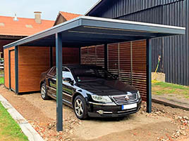 Metal&Wood Design Carport