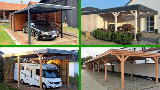 Darstellung der Carporttypen