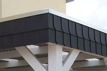 Aluminium Abdeckprofile für Schindelblende